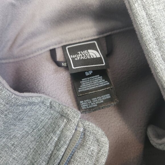 The North Face S Women’s Jacket Full-Zip Heather Gray Fleece Lined – Small - Picture 3 of 7